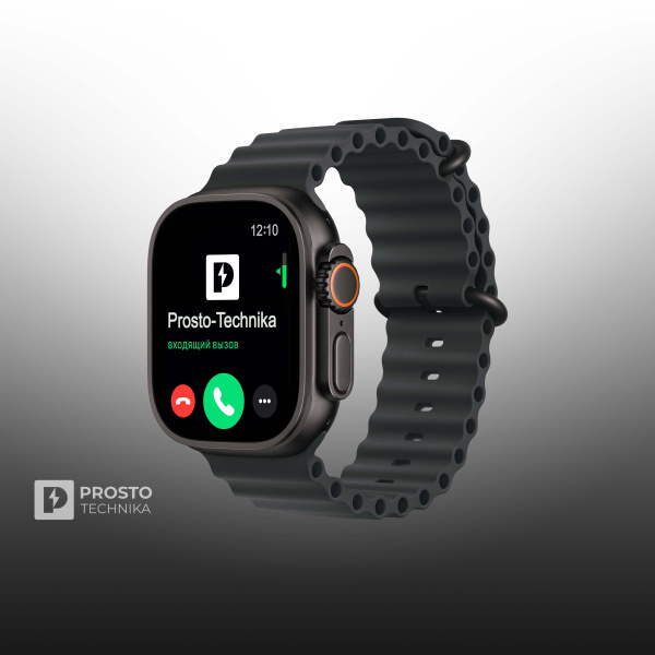 Умные часы Apple Watch Ultra 3 49 Black Titanium Case, Black Ocean Band